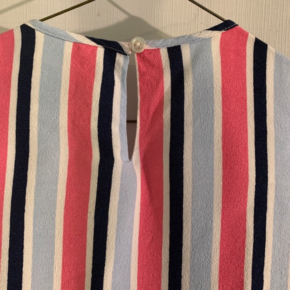Anthropologie striped top with tie - Picture 3 of 4